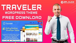 Traveler Theme Free Download Latest Version  Lifetime Free Updates  GPLCLICK [upl. by Sharon301]