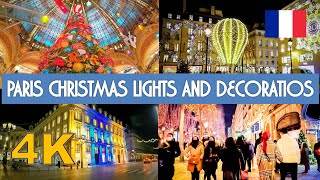 BEST CHRISTMAS LIGHTS AND DECORATIOS IN PARIS 20202021 [upl. by Greiner]