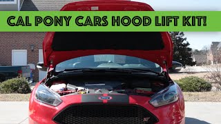 California Pony Cars quotNXT Generationquot Focus ST Hood Lift Kit Review [upl. by Annavaig]