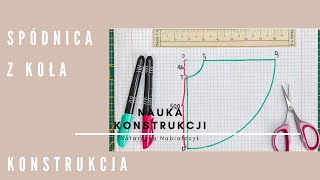 Konstrukcja spódnicy z koła I DIY I Szycie [upl. by Fagin]