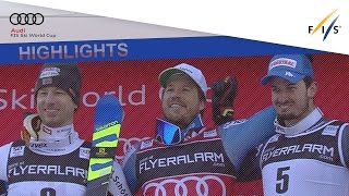 Highlights  Jansrud dominates the SuperG in Santa Caterina  FIS Alpine [upl. by Nylodnewg841]