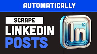 The EASIEST Way To Automatically Scrape LinkedIn Posts with Makecom 2024 [upl. by Aronaele]