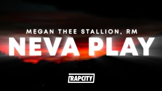 Megan Thee Stallion  Neva Play Lyrics ft RM [upl. by Suillenroc]