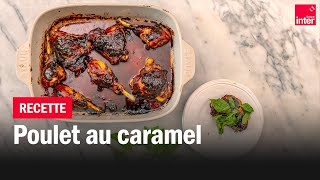 Poulet caramélisé  Les recettes de FrançoisRégis Gaudry [upl. by Modeerf]