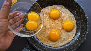 Cover the Eggs with Tortilla Dont go to McDonalds anymore Breakfast Idea with Eggs [upl. by Fougere]