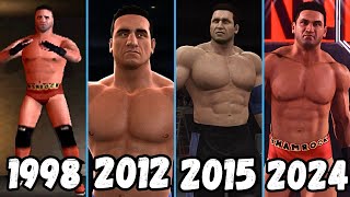 Evolution of Ken Shamrock Entrance 1998 2024  WWE Games [upl. by Flint]