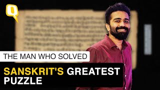 Rishi Rajpopat The Indian Student Who Solved Sanskrits Greatest Puzzle  The Quint [upl. by Lander]