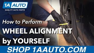 How to Perform Wheel Alignment by Yourself [upl. by Redleh]