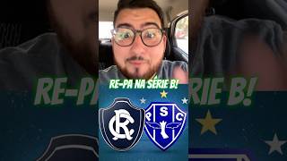 REPA NA SÉRIE B 2025 paysandu remo [upl. by Ahsekam]