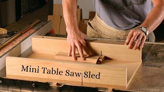 Mini Table Saw Sled Perfect Cuts Every Time [upl. by Grantley]