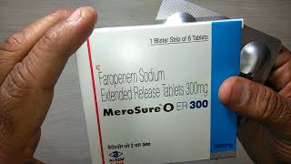 MeroSure O ER 300 Tablets 100 Assured Antibiotic  amp review in Hindi [upl. by Nanek]