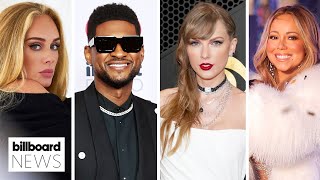 Taylor Swift’s New Album Mariah Carey’s Return to Las Vegas Usher’s Tour amp More  Billboard News [upl. by Abdella]