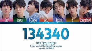 BTS 방탄소년단  134340 PLUTO Color Coded Lyrics EngRomHan [upl. by Yenots]