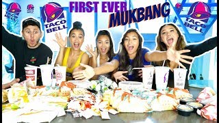 TACO BELL MUKBANG The HORCHATA has SPILLED Boys Prom Dates First Kisses  MontoyaTwinz [upl. by Aicemed273]