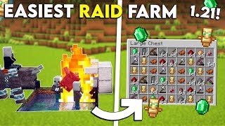 Unlimited raid farm minecraft pe 121 [upl. by Alitha]