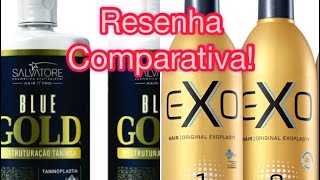 Exoplastia VS Salvatore Blue Gold  resenha comparativa [upl. by Walford564]