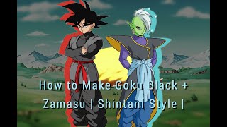 How to Make Goku Black DBS  Zamasu DBS   Shintani Style  In Dragon Ball Azure RP [upl. by Gagnon]