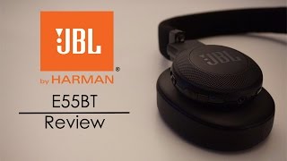 JBL E55BT Bluetooth Headphones  UNBOXING amp REVIEW [upl. by Attiuqihc]