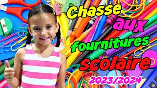 KAMILIA  CHASSE aux FOURNITURES SCOLAIRES 2023 2024 au CP [upl. by Caterina486]