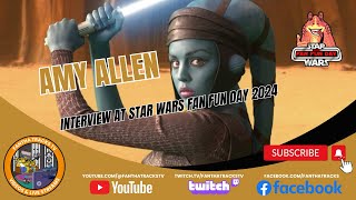 Star Wars Fan Fun Day 2024 Amy Allen Aayla Secura in Episodes 2 amp 3 [upl. by Aronel]