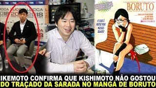 KISHIMOTO NÃO APROVA TRAÇADO DA SARADA FUTURO DE SASUKE NA OBRA [upl. by Latrena318]