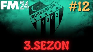 FM 2024 Bursaspor🐊 3Sezon Baskı Artıyor 12Bölüm [upl. by Kiah]