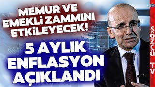 Memur Maaş Zammı ve Emekliye Zammı Etkileyecek 5 Aylık Enflasyon Rakamı Açıklandı [upl. by Jodee355]