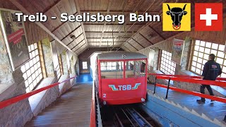 Funicular Treib Seelisberg Bahn September 2023 4K [upl. by Eigger664]