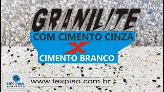 Granilite 3 Cores Palha Branca e Preta  Com cimento cinza [upl. by Alber]