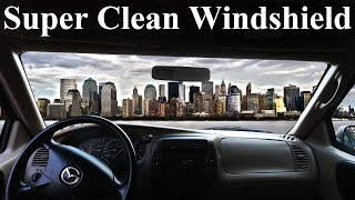 How to Super Clean the INSIDE of Your Windshield No Streaks [upl. by Reidar533]