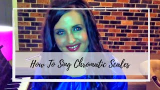 How to Sing Chromatic Scales  Jazz Singer and Voice Coach Simone Waddell [upl. by Myrtia]