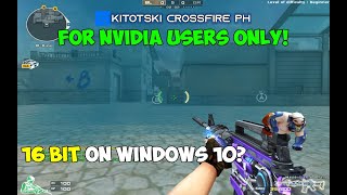 CrossFire Philippines 16 bit on WINDOWS 10 settings 100 it works [upl. by Celinka]