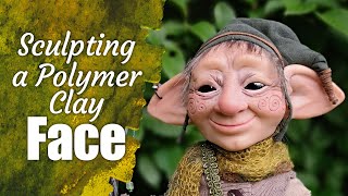 How To Sculpt A Face From Polymer Clay  DIY [upl. by Sidnac]