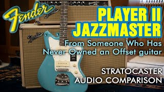 Fender Player II Jazzmaster review From Someone Who Has Never Owned An quotOffsetquot Guitar [upl. by Olly647]