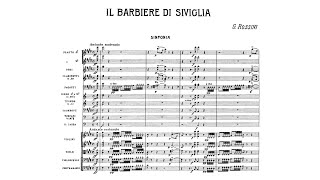 Rossini Il barbiere di Siviglia The Barber of Sevilia Overture Original Version with Score [upl. by Brill624]