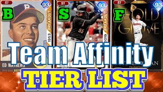 BEST Team Affinity TIER LIST I Rank All Team Affinity Chapter 2 Cards in MLB The Show 24 [upl. by Xonel343]