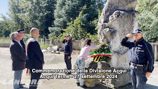 Acqui Terme  Commemorazione Divisione Acqui [upl. by Cantone]