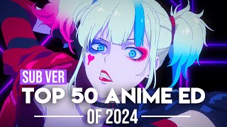 Top 50 Anime Endings of 2024 Subscribers Version [upl. by Hakceber321]