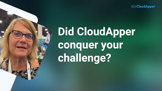 Did CloudApper conquer your challenge [upl. by Ardnala]