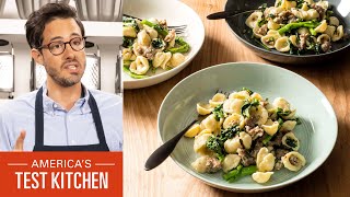 Orecchiette with Broccoli Rabe and Sausage [upl. by Koziara]