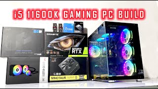 intel i5 11600k RTX 3070TI GAMING PC BUILD 2022 [upl. by Lunette]