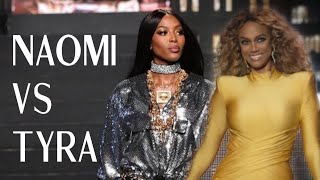 Naomi Campbell vs Tyra Banks  Runway walk 2021 [upl. by Alleris]