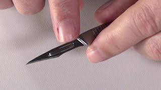 How to change the blade of a scalpel [upl. by Atikkin]