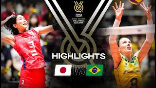 🇯🇵 JPN vs 🇧🇷 BRA  Highlights  Womens OQT 2023 [upl. by Hildie]