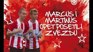 MARCUS amp MARTINUS OPET POSETILI ZVEZDU  MARCUS amp MARTINUS SUPPORTS FC RED STAR [upl. by Walther]