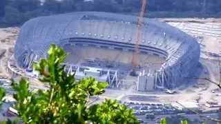 NUEVO ESTADIO DEL MONTERREY DESDE CERRO LA SILLAJUL 2014 [upl. by Dirtsa]