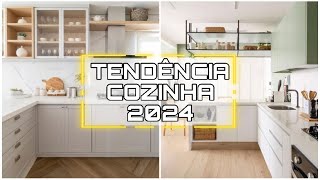 TENDÊNCIA PARA COZINHAS 2024  DIGA DE DECORAÇÃO PARA COZINHAS  O QUE VAI USAR  COZINHA MODERNA [upl. by Veradi]