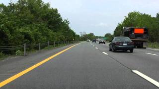 Adirondack Northway Interstate 87 Exits 1 to 8 northbound [upl. by Deborath501]