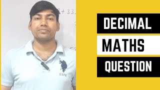 Decimal maths question Finally Revealed  maths question  short video [upl. by Oleta779]