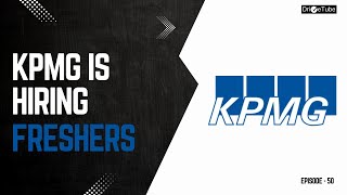 KPMG  Hiring Now [upl. by Airetak]